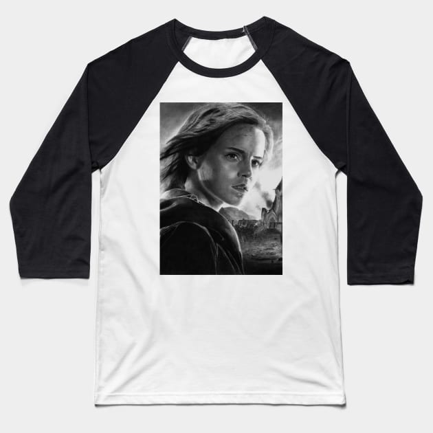 Emma Watson Baseball T-Shirt by asa7ur